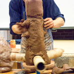 Oxford Ceramics Fair 2015, Dylan Bowen demonstration
